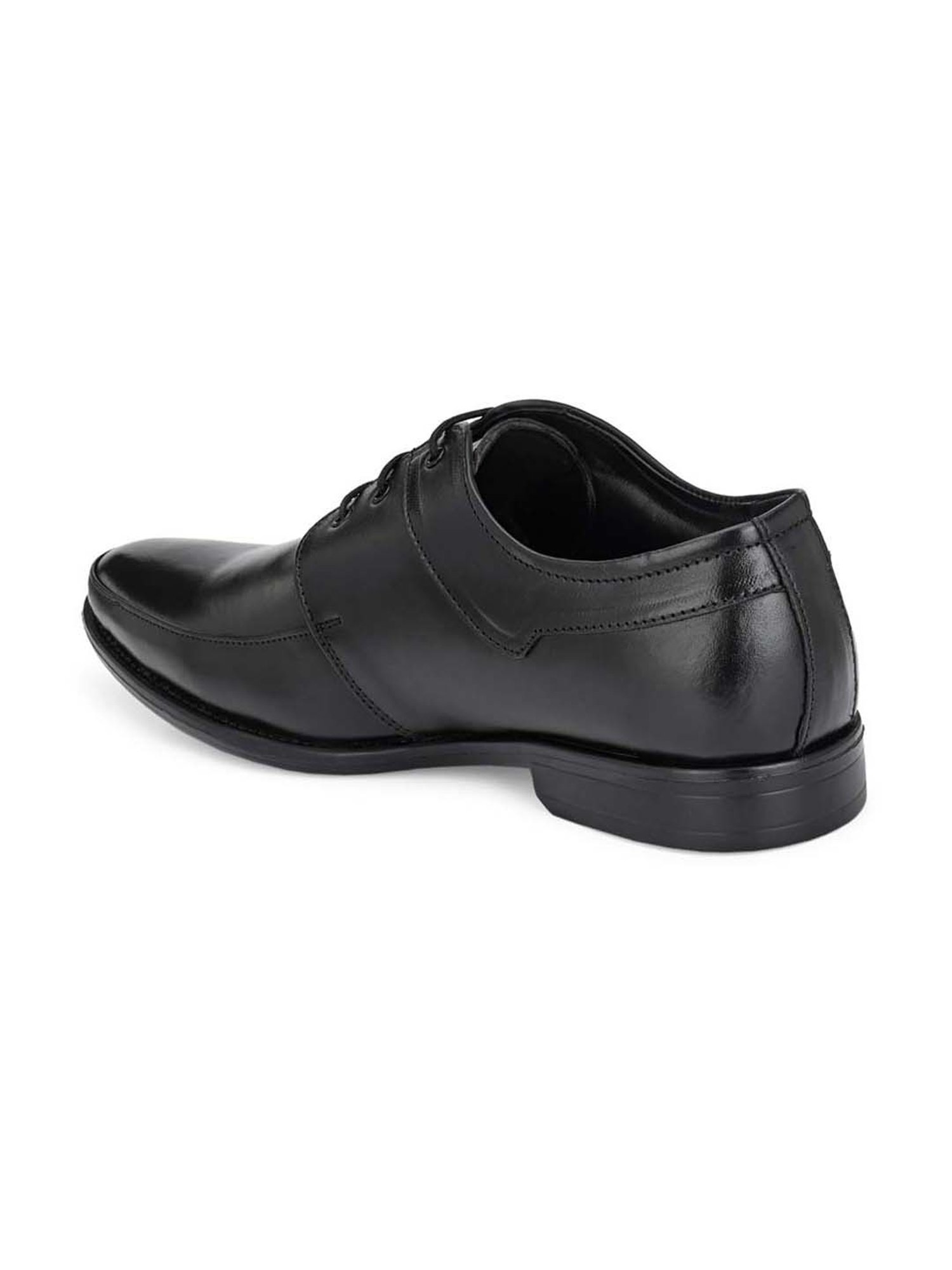 Eego Italy Men's Black Derby Shoes