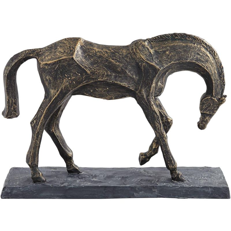 Kensington Hill Bonney 12" Wide Antique Bronze Horse Statue