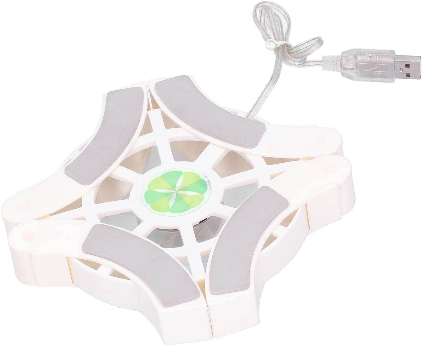 Surebuy Laptop Cooler Pad, USB PC Cooling Base for PC Mac PS4(White, Pisa Leaning Tower Type)