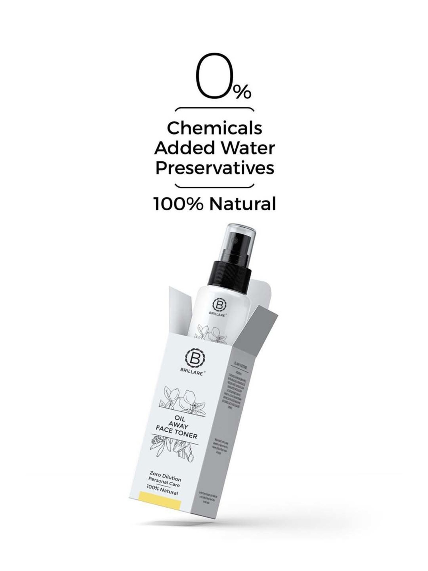 Brillare Oil Away Face Toner for Acne Prone Skin - 50 ml