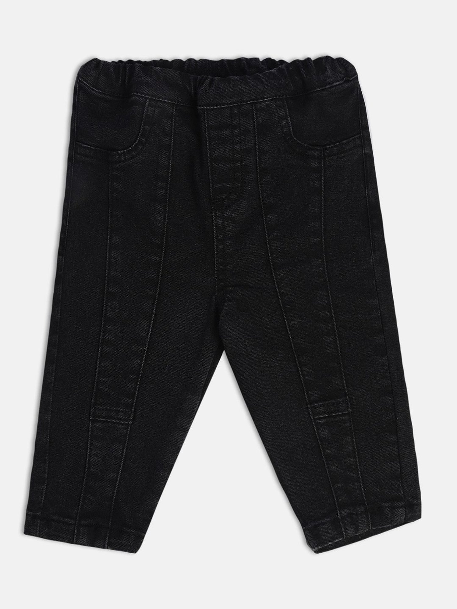 Ed-a-Mamma Baby Multicolor Solid Joggers (Pack Of 3)