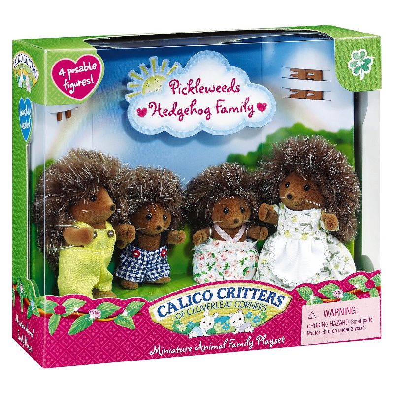 Calico Critters Pickleweeds Hedgehog Family