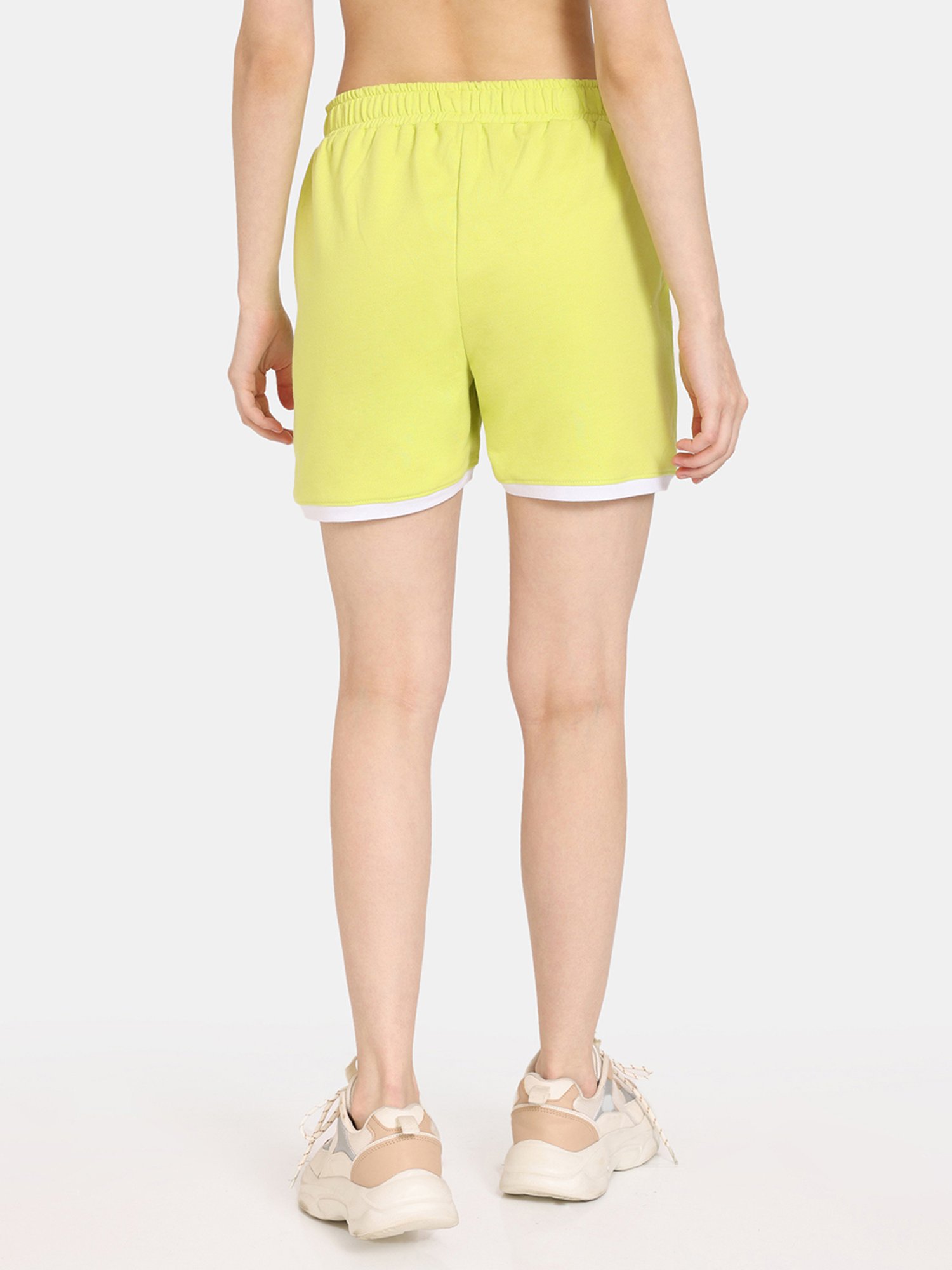 Rosaline by Zivame Yellow Sports Shorts