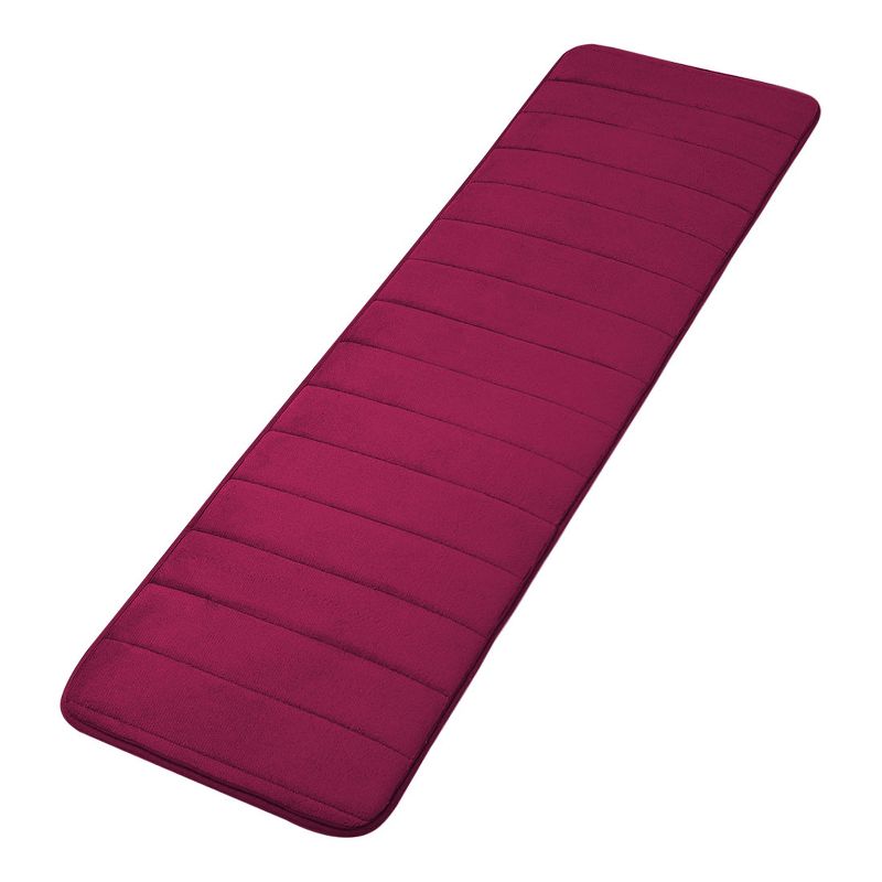 1'6"x3'10" Rectangle Indoor and Outdoor Polyurethane Floor Mat Red - PiccoCasa