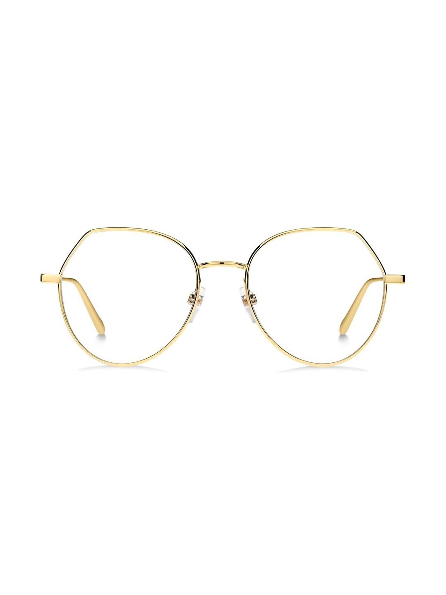 Marc Jacobs Gold Hexagon Eye Frames for Women