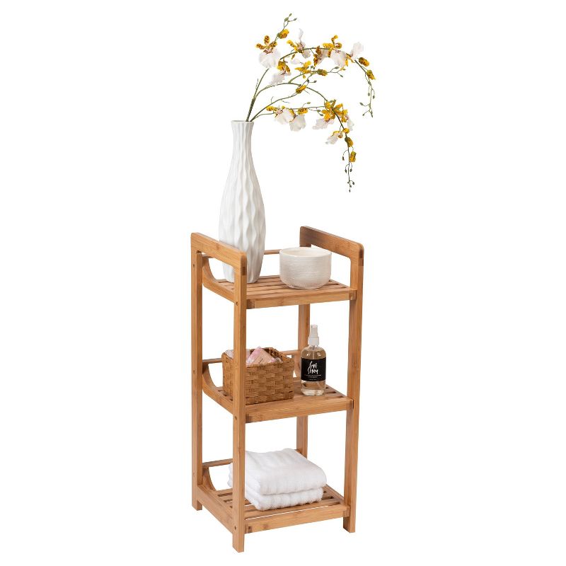 Three Tier Bamboo Tower Brown - Neu Home