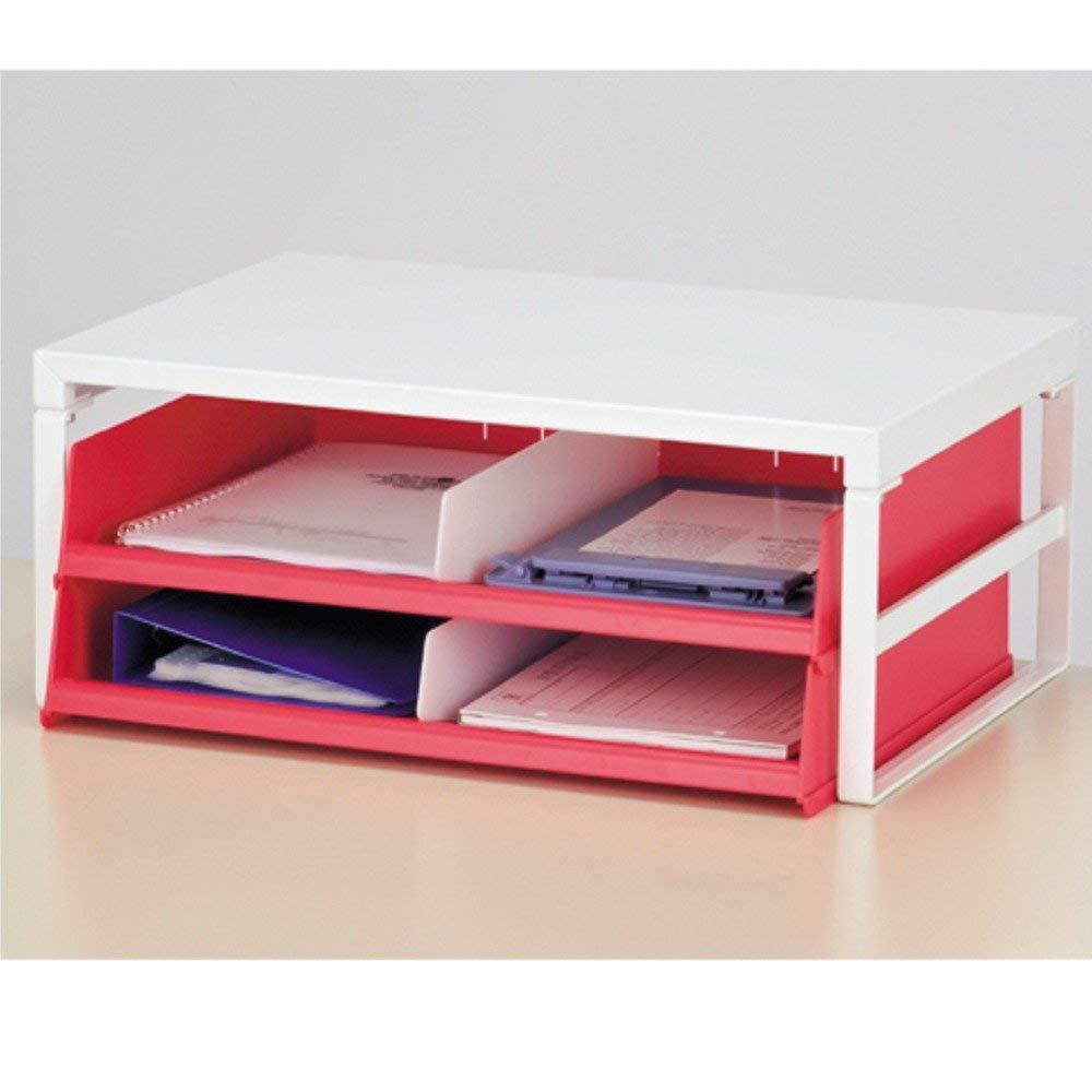 LIHIT LAB Desktop Stand (Monitor Stand), Yellow Green, 9.8 x 15.4" x 6.3" (A7331-6)