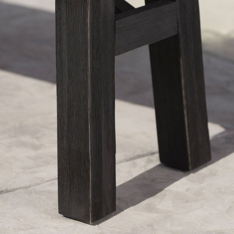 Horton 6pc Acacia Wood/Wicker Patio Dining Set - Brown/Cream - Christopher Knight Home