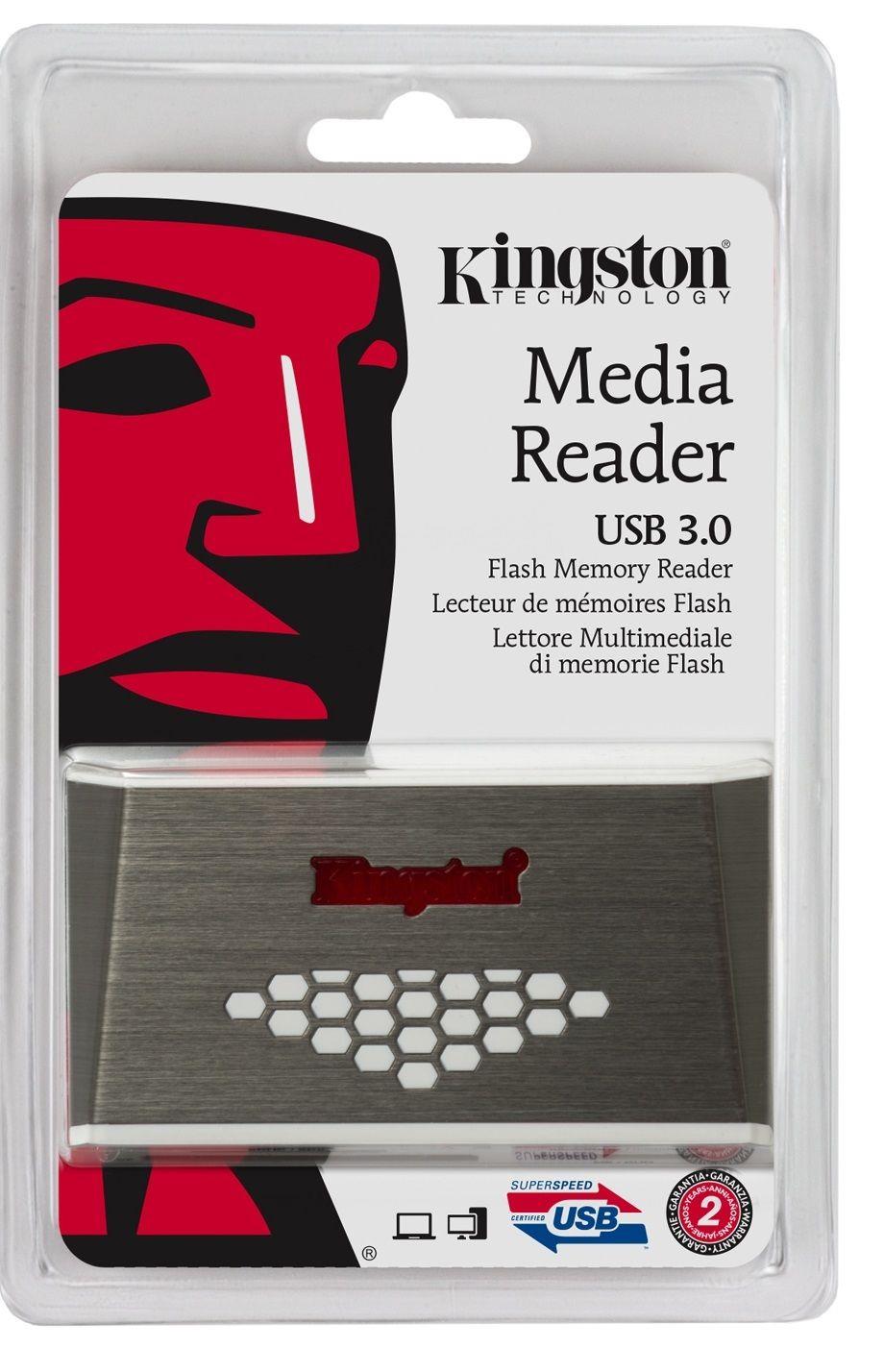 Kingston FCR-HS4 USB 3.0 CF microSD SDXC SDHC Pro Duo Reader fit 128GB 64GB 32GB