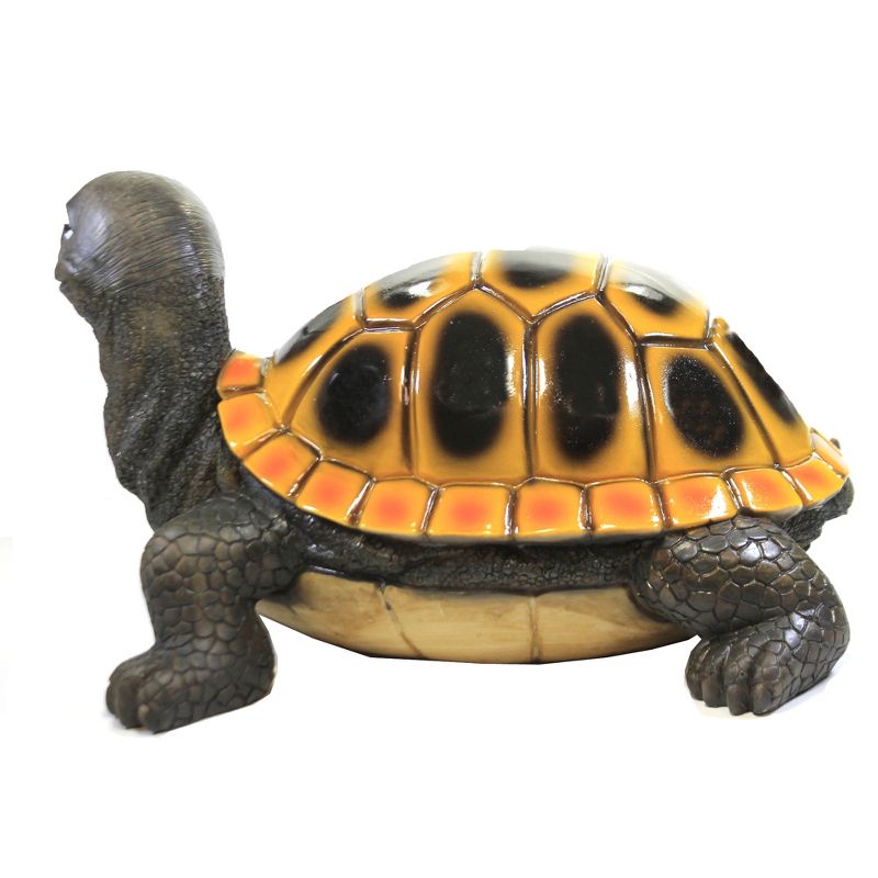 Home & Garden 9.75" Big Turtle Walking Shell Garden Decor Direct Designs International  -  Outdoor Sculptures And Statues
