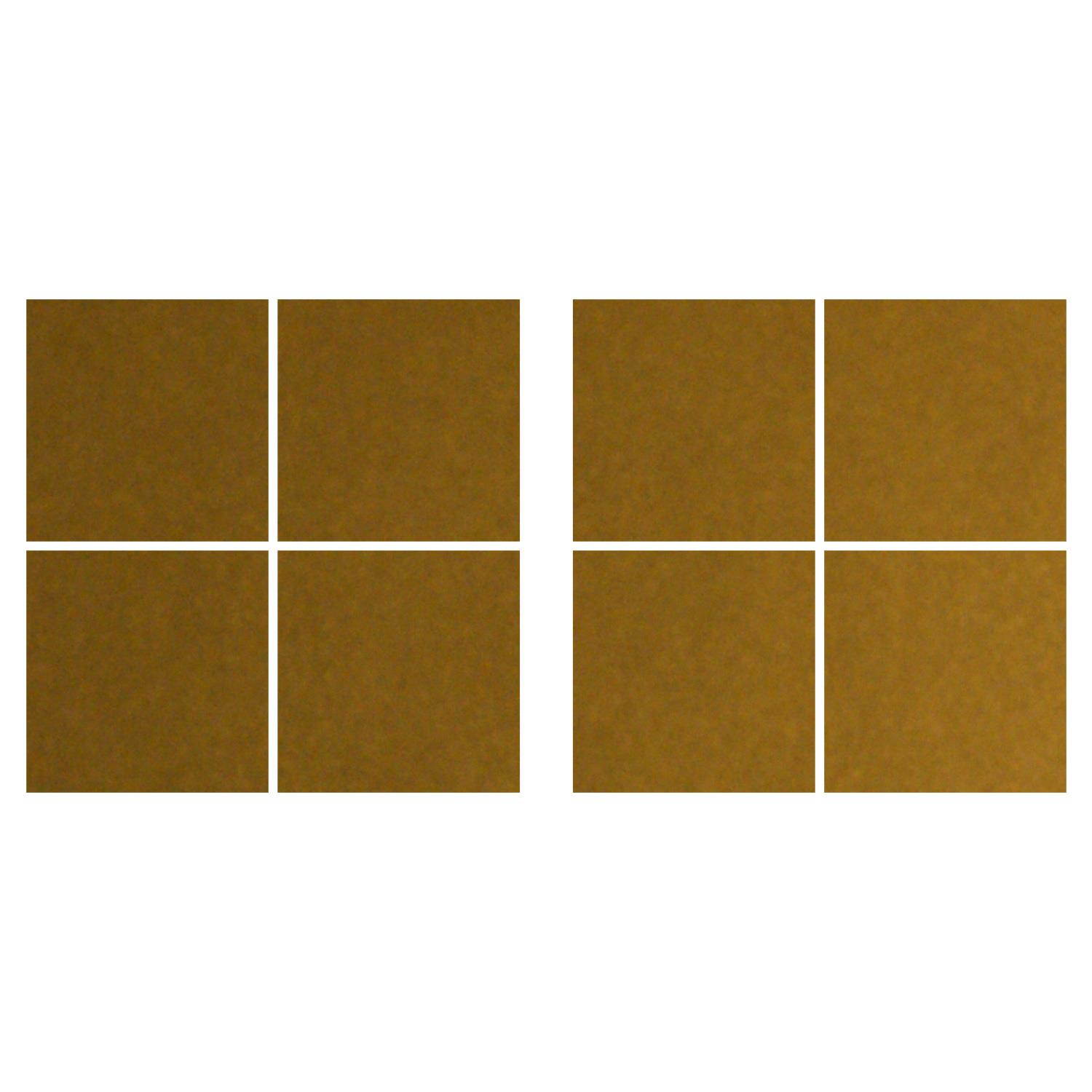 LiteMark 5.5 Inch Golden Yellow Square Decals - Pack of 8