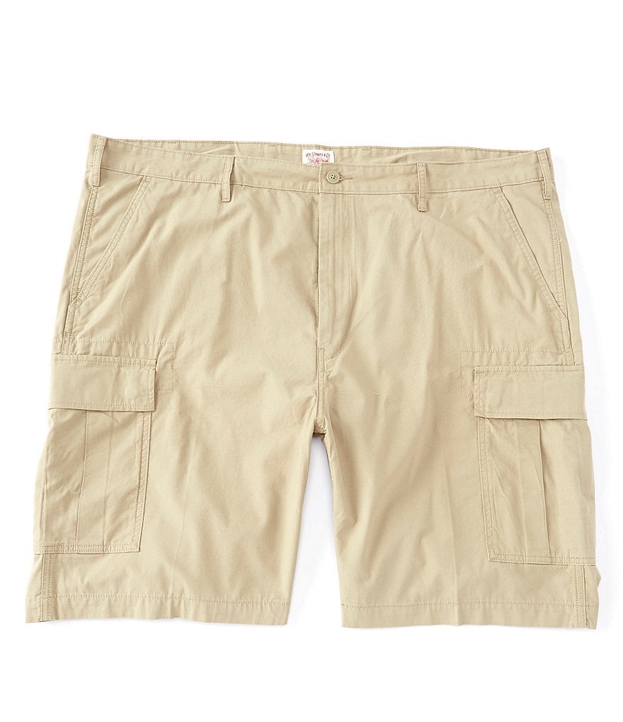 Caribbean Big and Tall 9#double; and 11#double; Inseam Knit Jacquard Shorts