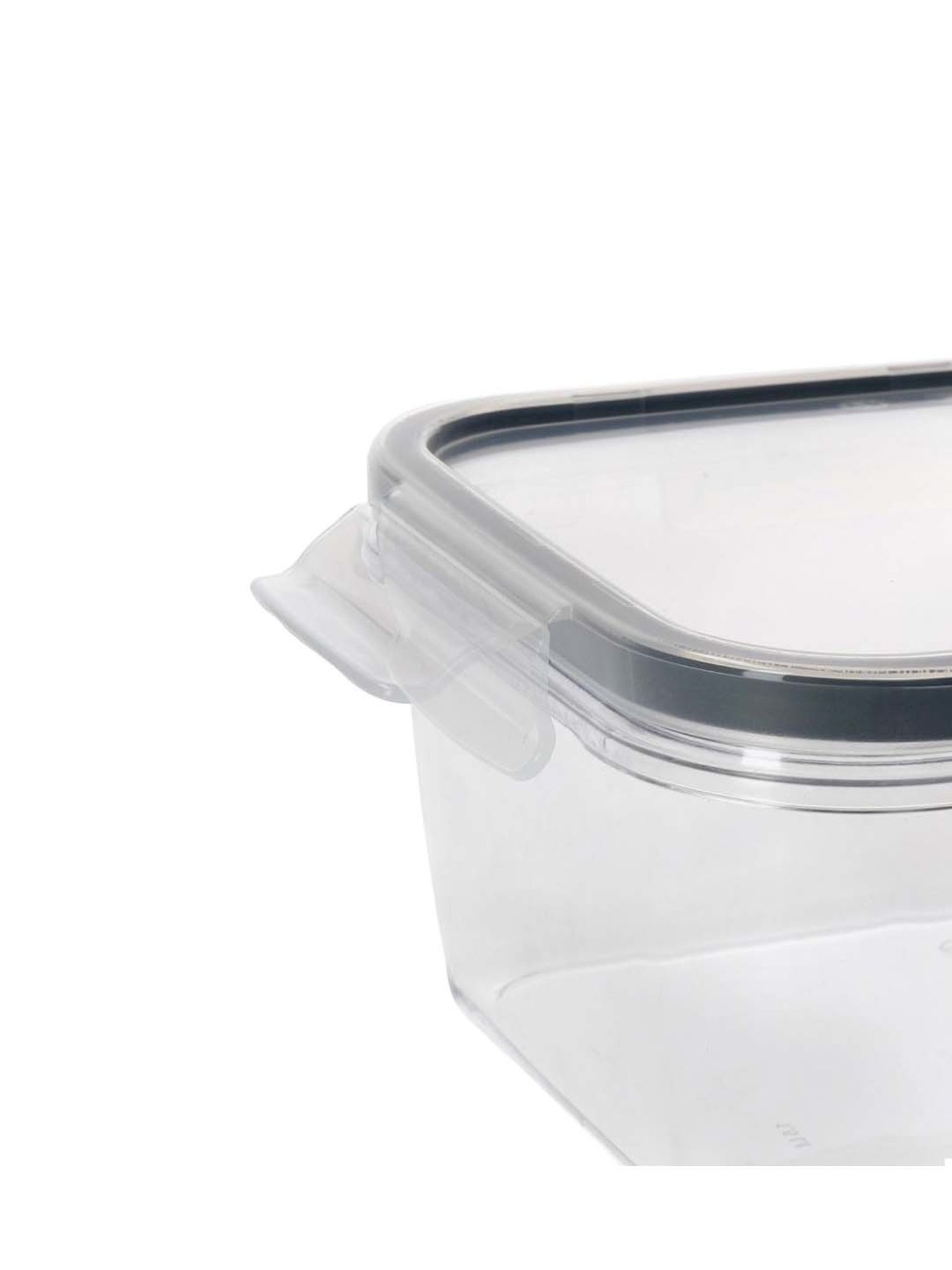 MasterClass Transparent Plastic Rectangular Food Storage Container (0.8 L)