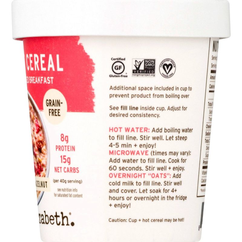 Purely Elizabeth Cereal Cup - Strawberry Hazelnut