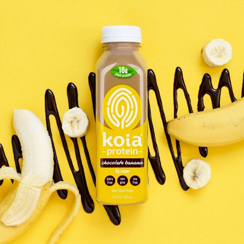Koia Chocolate Banana Plant Powered Nutrition Shake - 12 fl oz