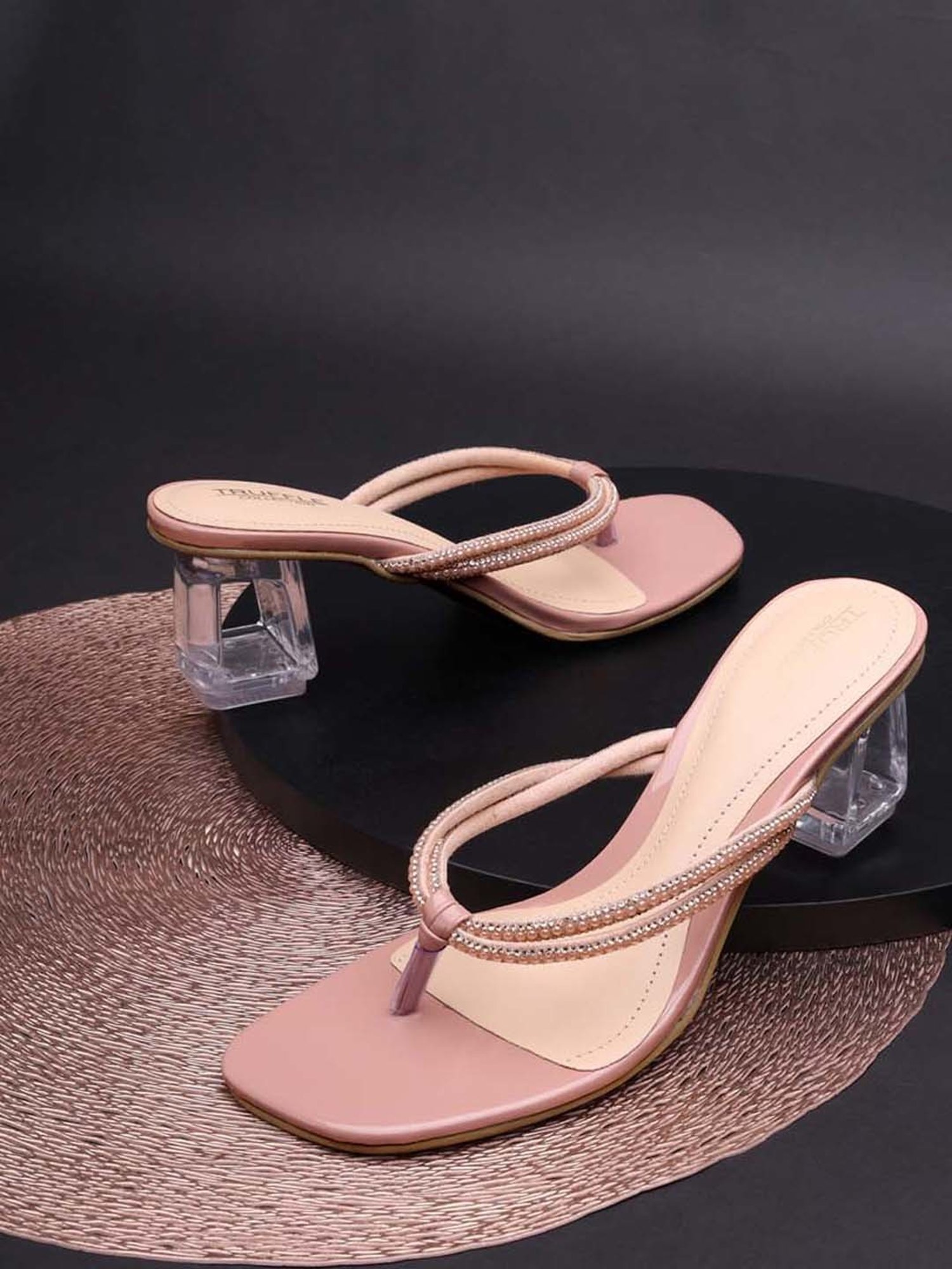 Truffle Collection Women's Nude Thong Sandals
