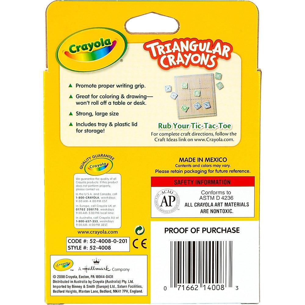 Crayola Triangular Crayons 8 Colors/Box 524008