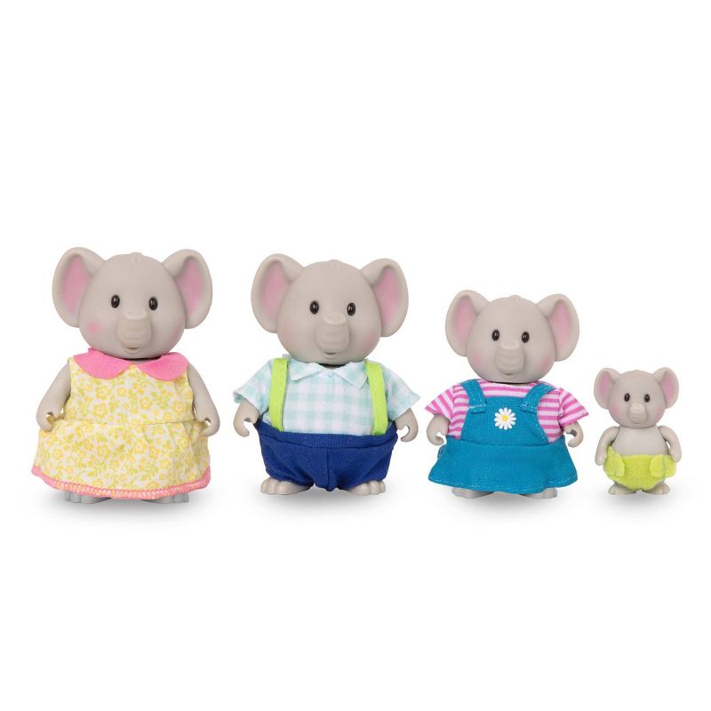 Li'l Woodzeez Miniature Animal Figurine Set – The Oliphant Elephant Family