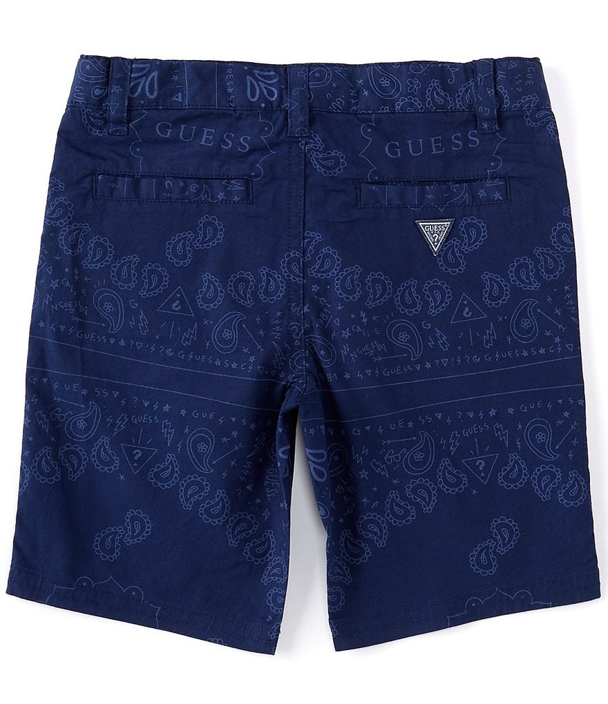 Guess Little Boys 2T-7 Bandana Printed Shorts
