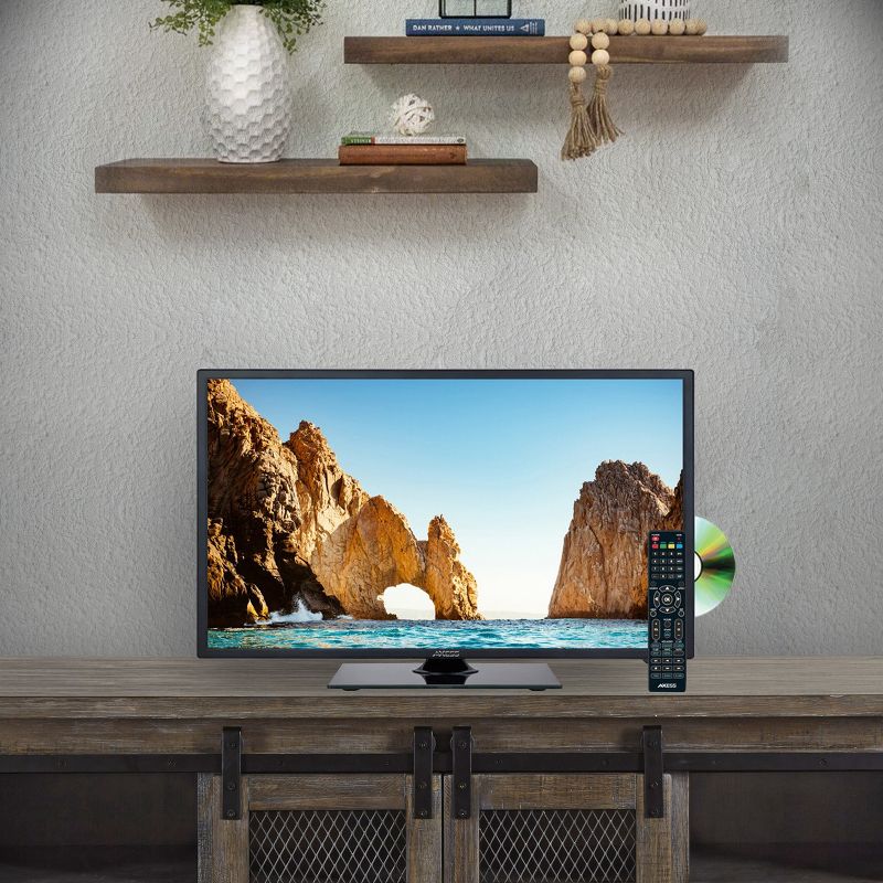 Axess 18.5 Inch High-Definition LED TV with DVD Player