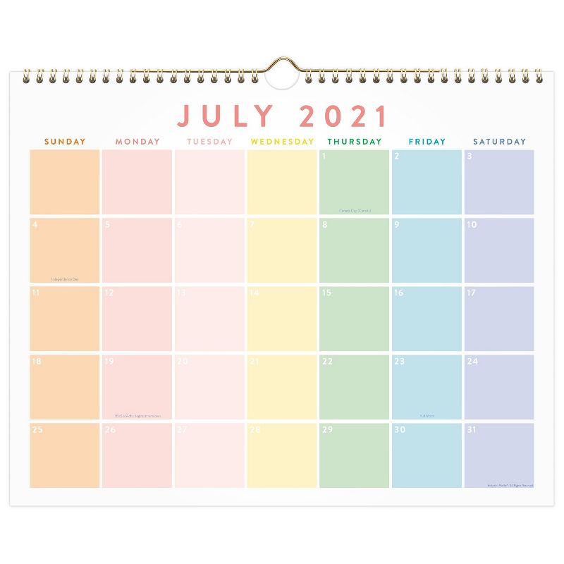 2021-22 Academic Wall Calendar - Atlantic-Pacific for Cambridge