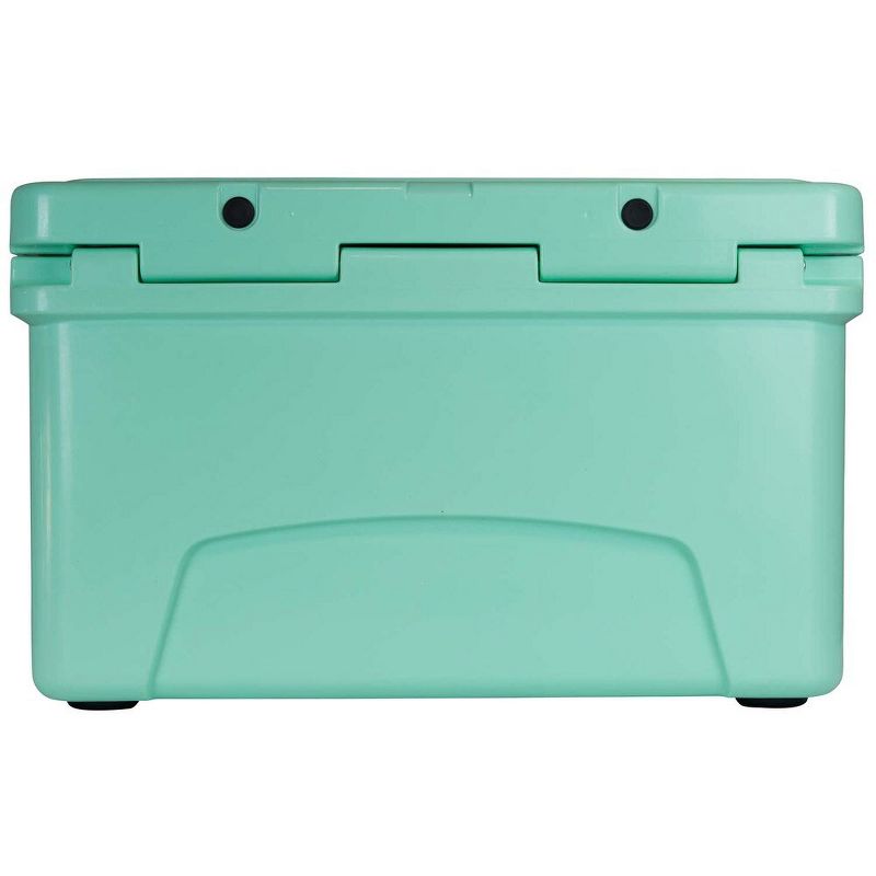 Driftsun Heavy Duty Rotomolded Thermoplastic UV Resistant Portable 45 Quart Insulated Hardside Ice Chest Beverage Cooler, Sea Foam