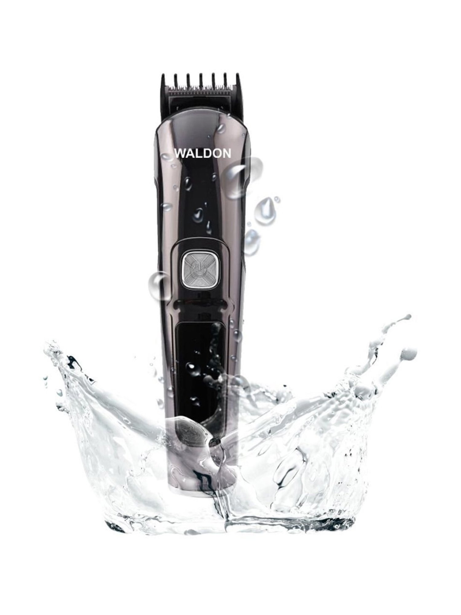 Waldon WT-2002 Professional Cordless Hair Clipper and Trimmer - 90 Min Runtime (Silver)