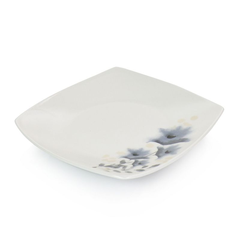 Vremi 16 Piece Multicolor Porcelain Dinnerware Set with 4 Dinner Plates, 4 Dessert Plates, 4 Salad/Soup Bowls, & 4 Coffee/Tea Mugs