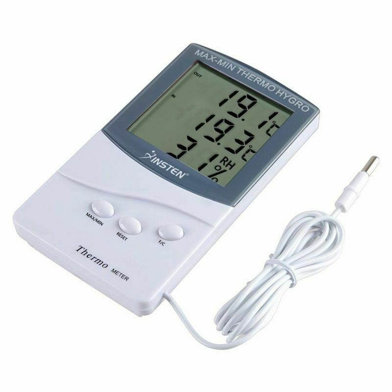 Digital LCD Indoor/Outdoor Thermometer Hygrometer Temperature Humidity Meter
