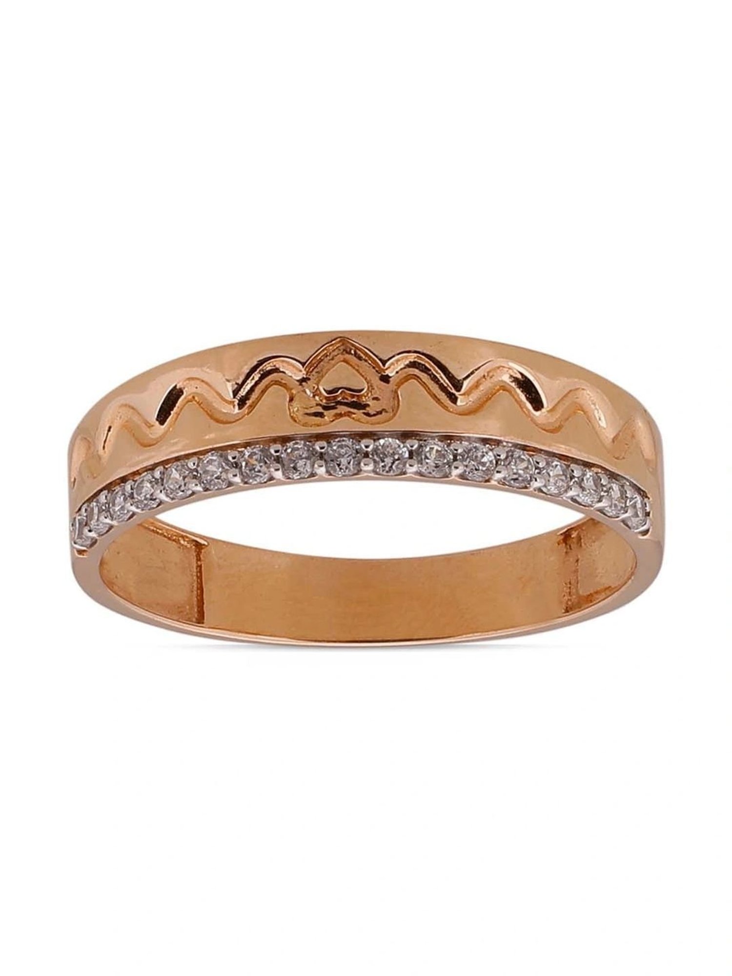 CKC Luxe Gold Band Ring for Men