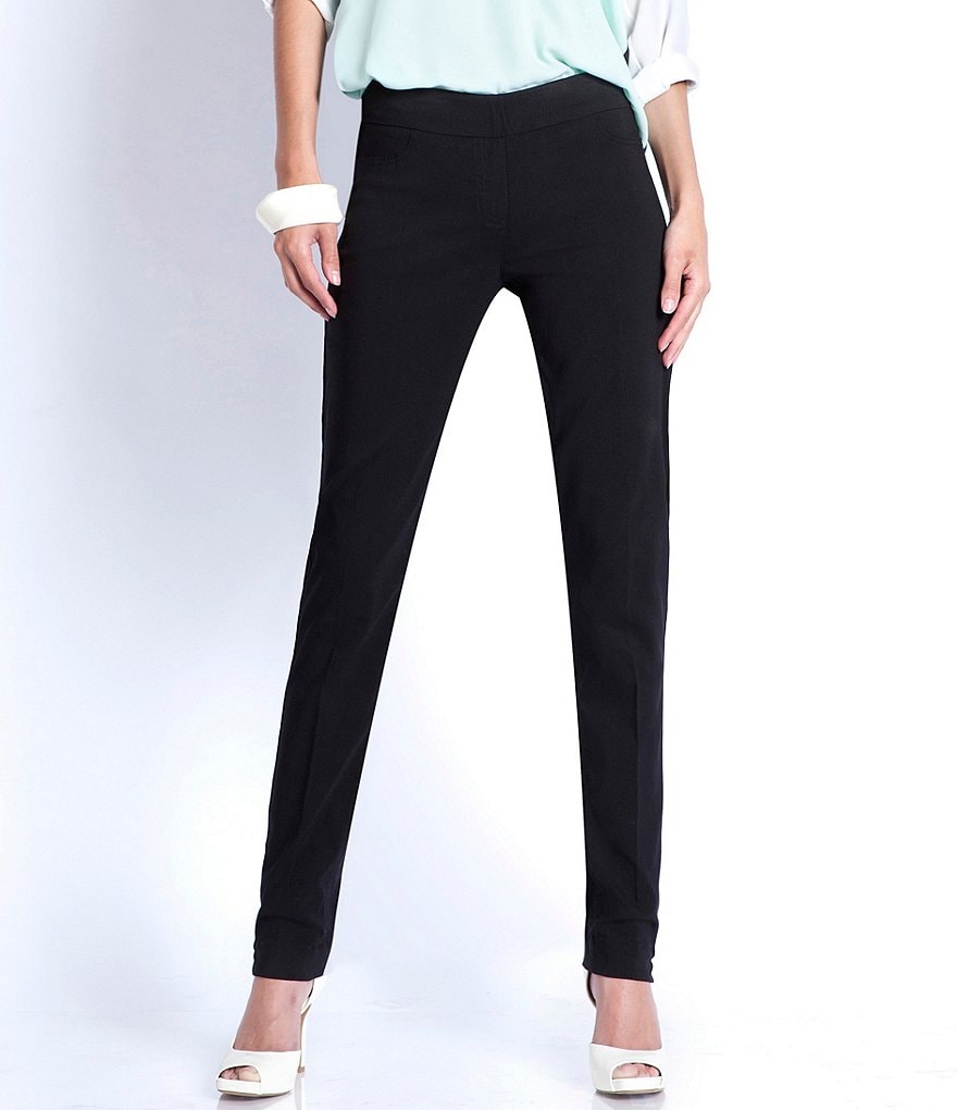 Multiples Contoured Waistband Skinny Leg Pull-On Pants