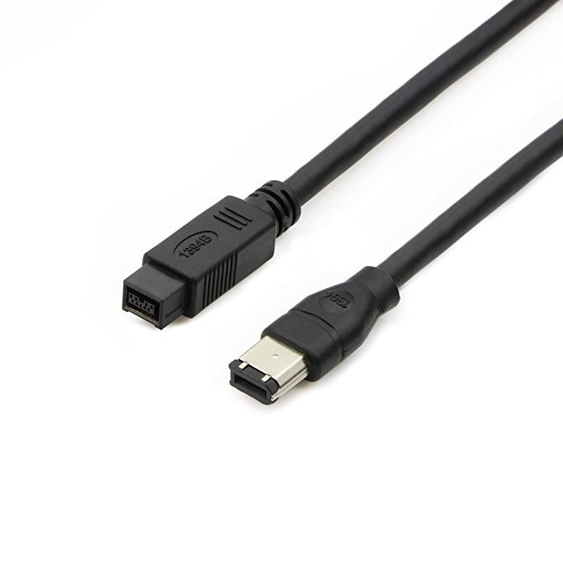 FireWire 800 to 400 9 to 6 pin Cable 9pin 6pin 6FT IEEE 1394 Firewire 800 9pin6pin Cable 6 Feet9 pin to 6 pin