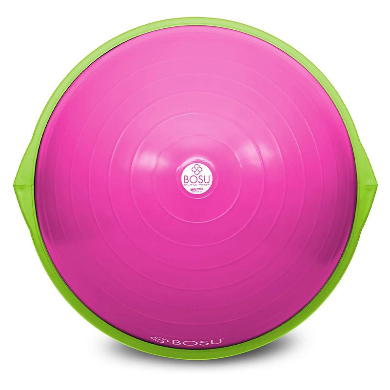 Bosu 72-10850 Home Gym Equipment The Original Balance Trainer 65 cm Diameter, Pink and Lime Green