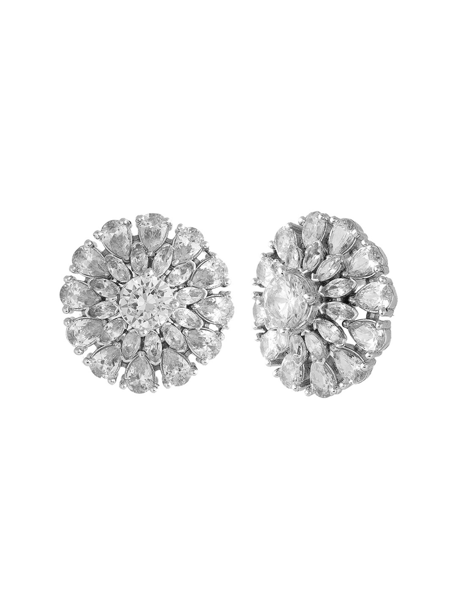 Sri Jagdamba Pearls Black Rosy Pearl Drop Earrings