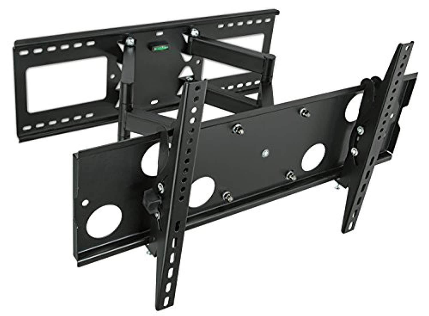 Mount-It! Articulating TV Wall Mount for 32&rdquo; &ndash; 65&rdquo; LCD/LED/Plasma Flat Screen TVs, Full Motion, 165 Lbs Capacity, Black (MI-2291)