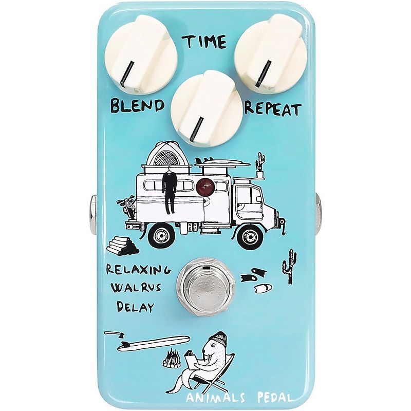 Animals Pedal Relaxing Walrus Delay Effects Pedal
