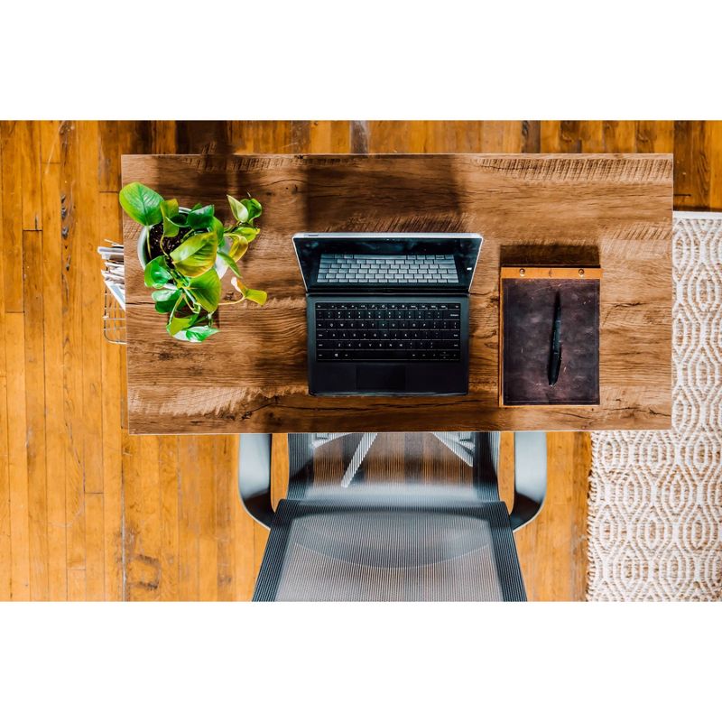 Bellamy Computer Desk Classic Oak - OneSpace