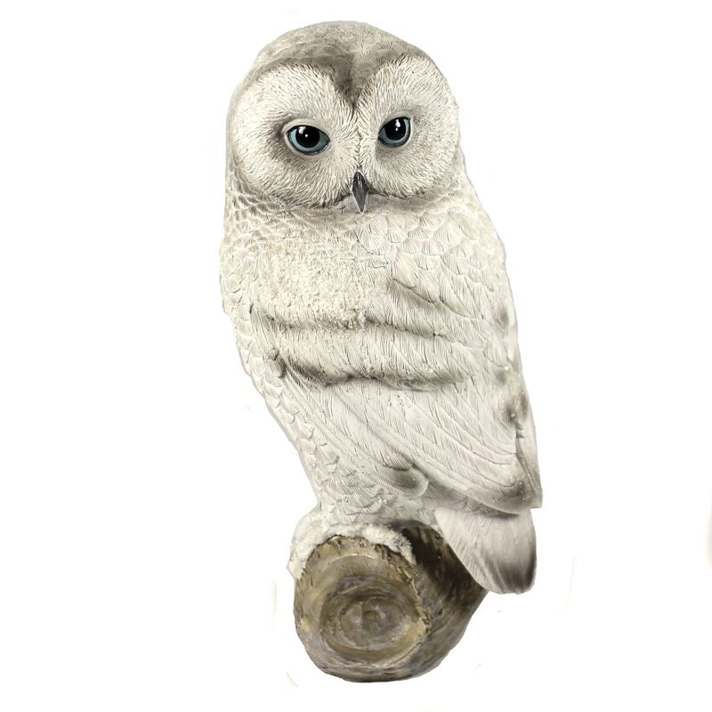 Animal 11.0" Snow Owl Figurine Wisdon Bird Roman, Inc  -  Decorative Figurines