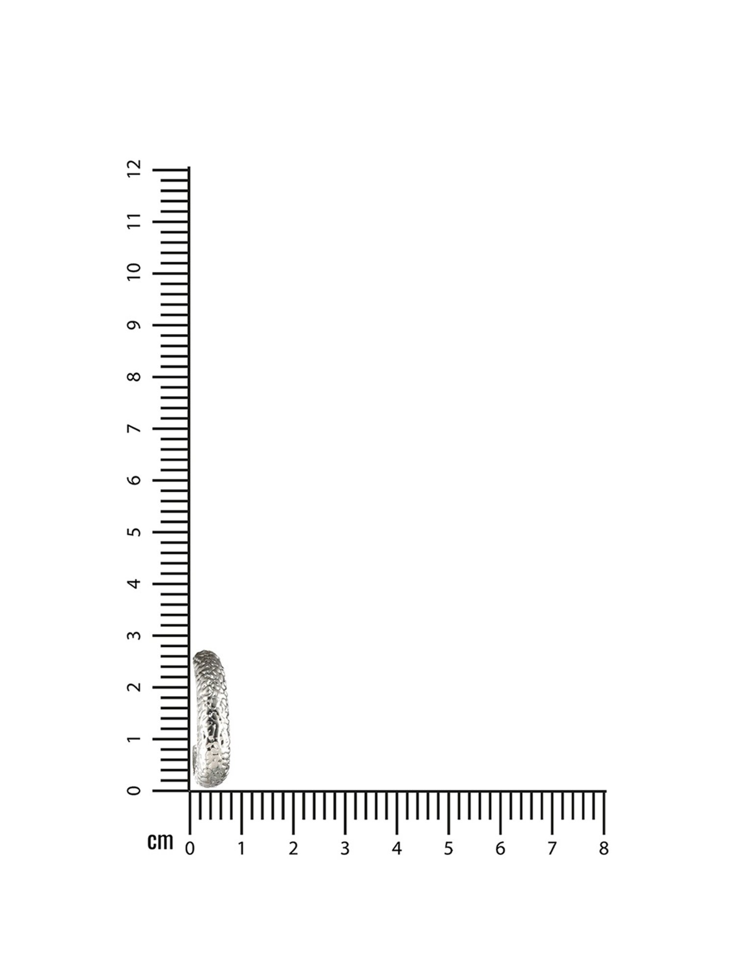 Aatmana Textured Oval Hoop Earrings