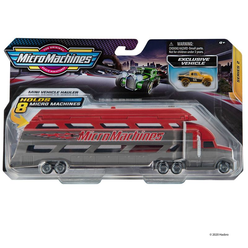 Micromachines Mini Vehicle Hauler - Red