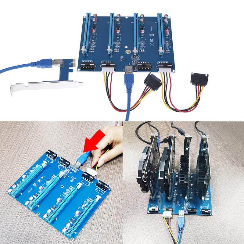 iStarUSA DD-666-2U-M 2U PCIe x16 to PCIe x16 Riser Card Middle Position