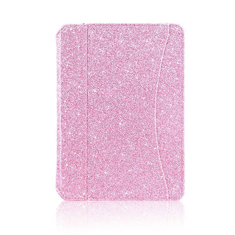Case Fits AllNew Kindle 10th Generation 2019 and 8th Gen 2016 ONLY NOT FIT Kindle PaperwhiteKindle Oasis Folio Smart Leather Cover with Auto Wake Sleep Front Pocket Glitter Pink