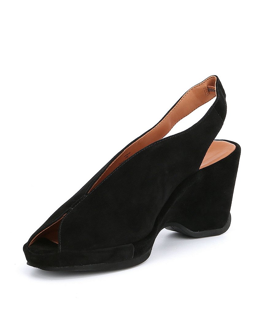 L'Amour Des Pieds Odetta Suede Slingback Pumps
