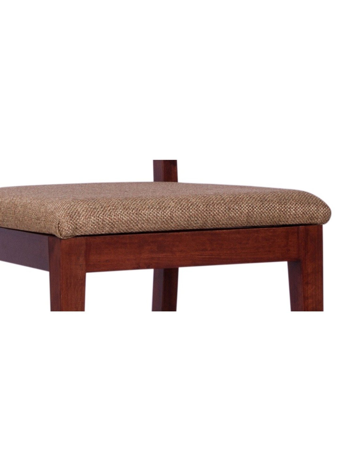 Durian Elanor Modern Brown & Beige Premium Leatherette Dining Chair