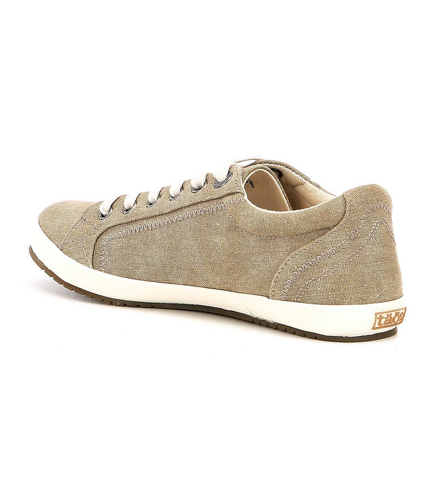 Taos Footwear Star Washed Canvas Lace-Up Sneakers