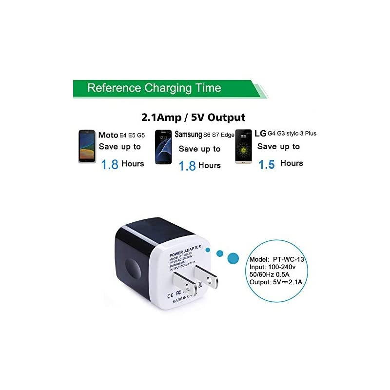 Car Charger Fast Charging Cords Home Plug Wall Charger Adapter Micro USB Cable Compatible for Samsung Galaxy S7 S6 Edge A6 J3 J7, LG V10 G4 G3 K30 K20 Plus, Motorola Moto E4/E5/G4 Play Plus