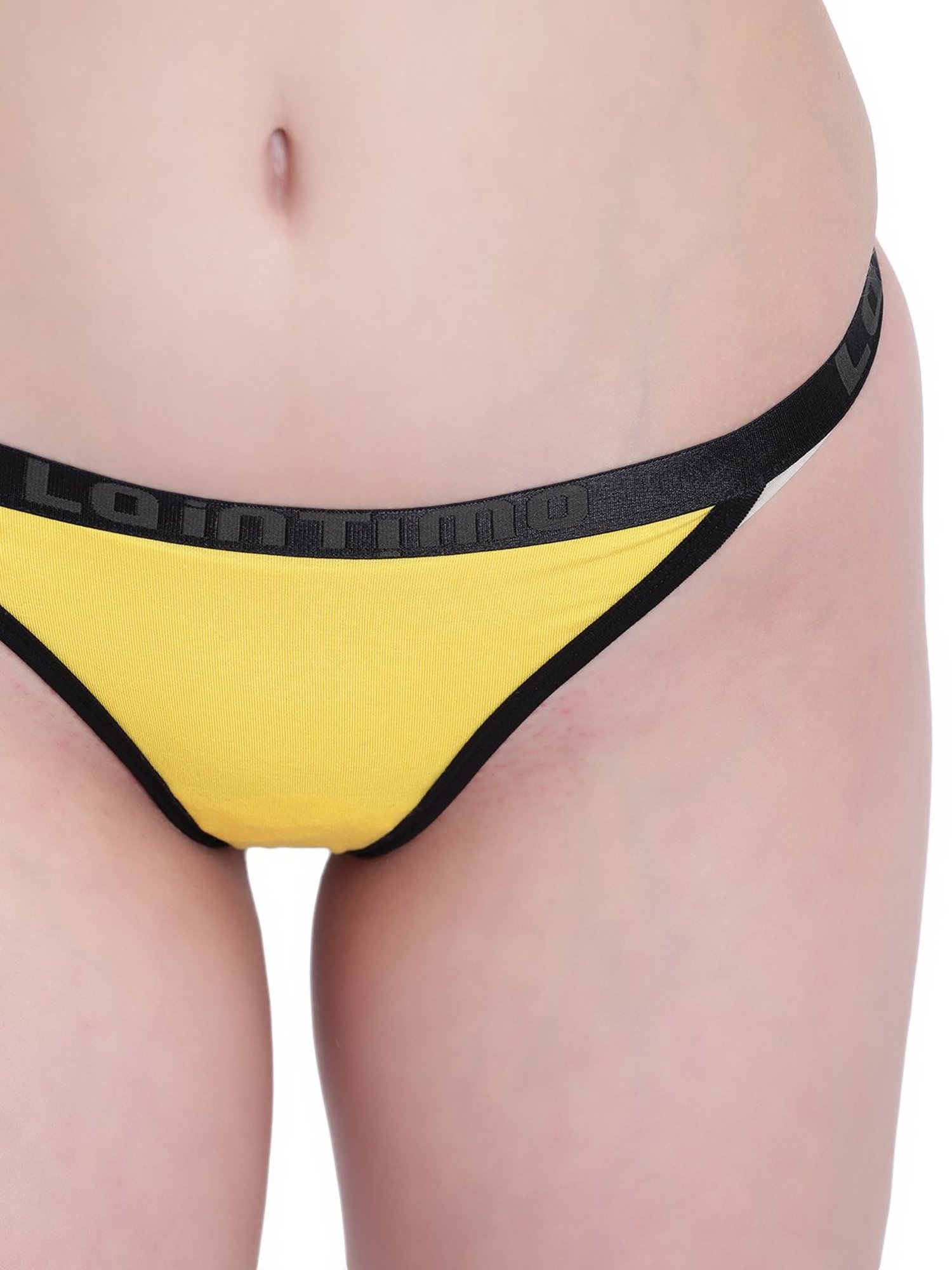 La Intimo Yellow Thong
