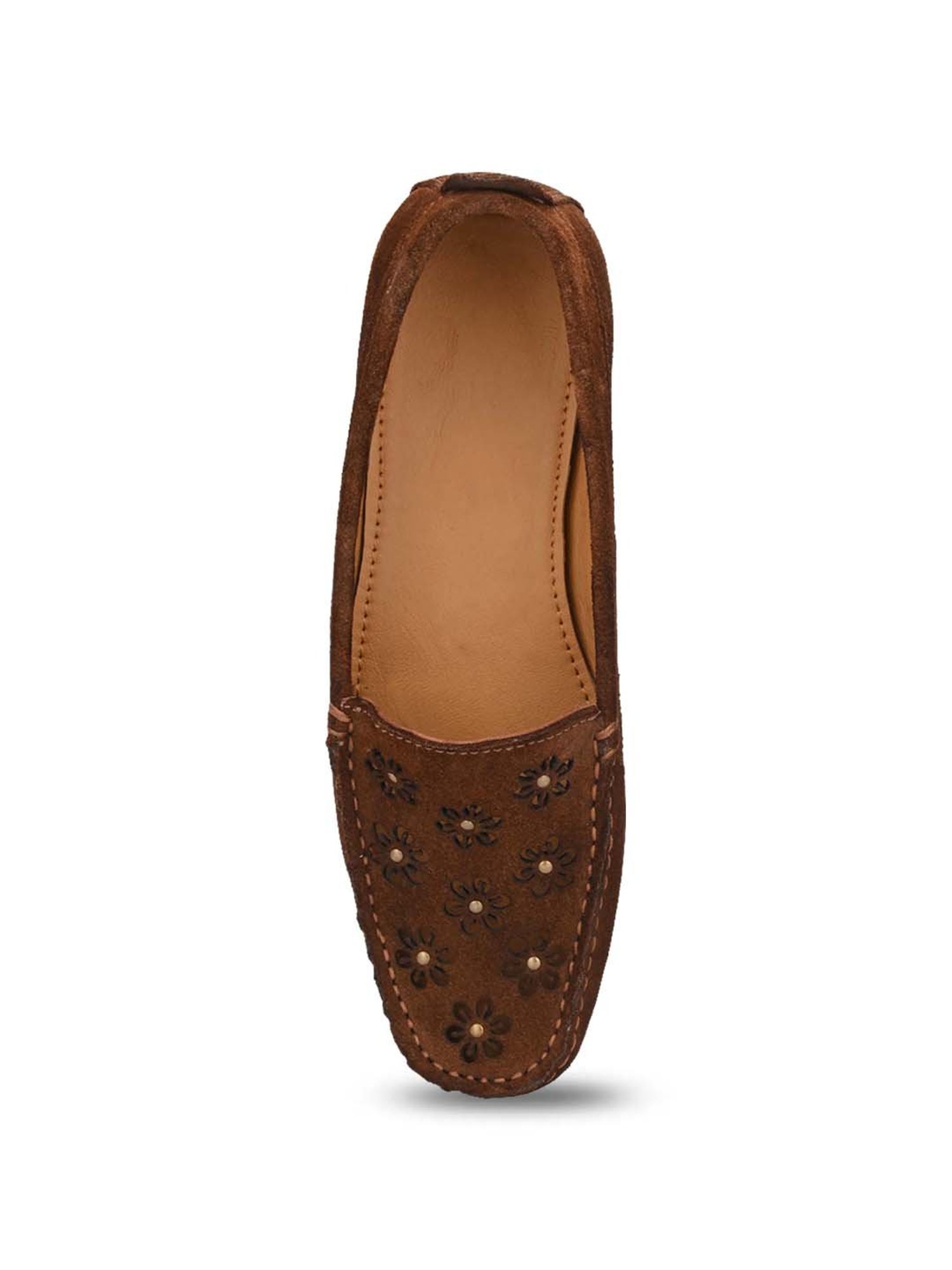 Carlo Romano Women's Brown Casual Loafers