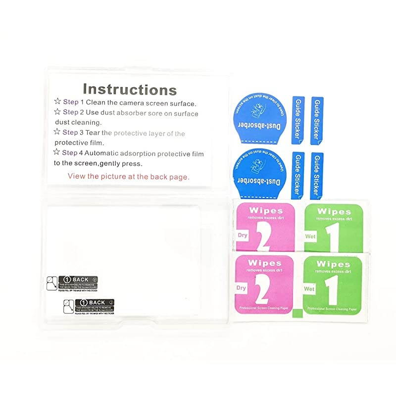 XS10 Screen Protector Compatible for Fujifilm XS10 XT30 XT20 XT10 Camera 2 Pack  9H Tempered Glass DSLR Camera Protective Film