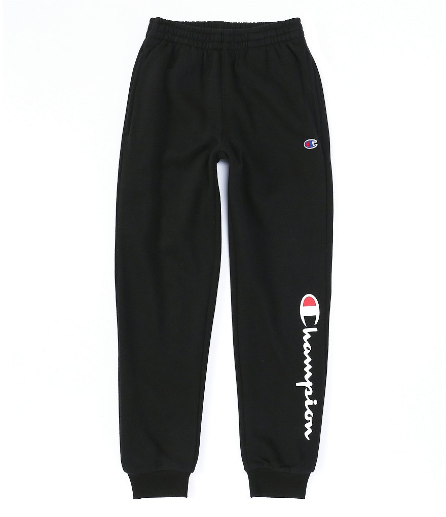 Champion Big Boys 8-20 Signature Logo Fleece Jogger Pants